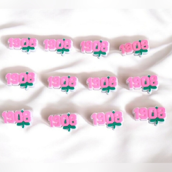 AKA Sorority Croc Charms - Picture 1 of 2